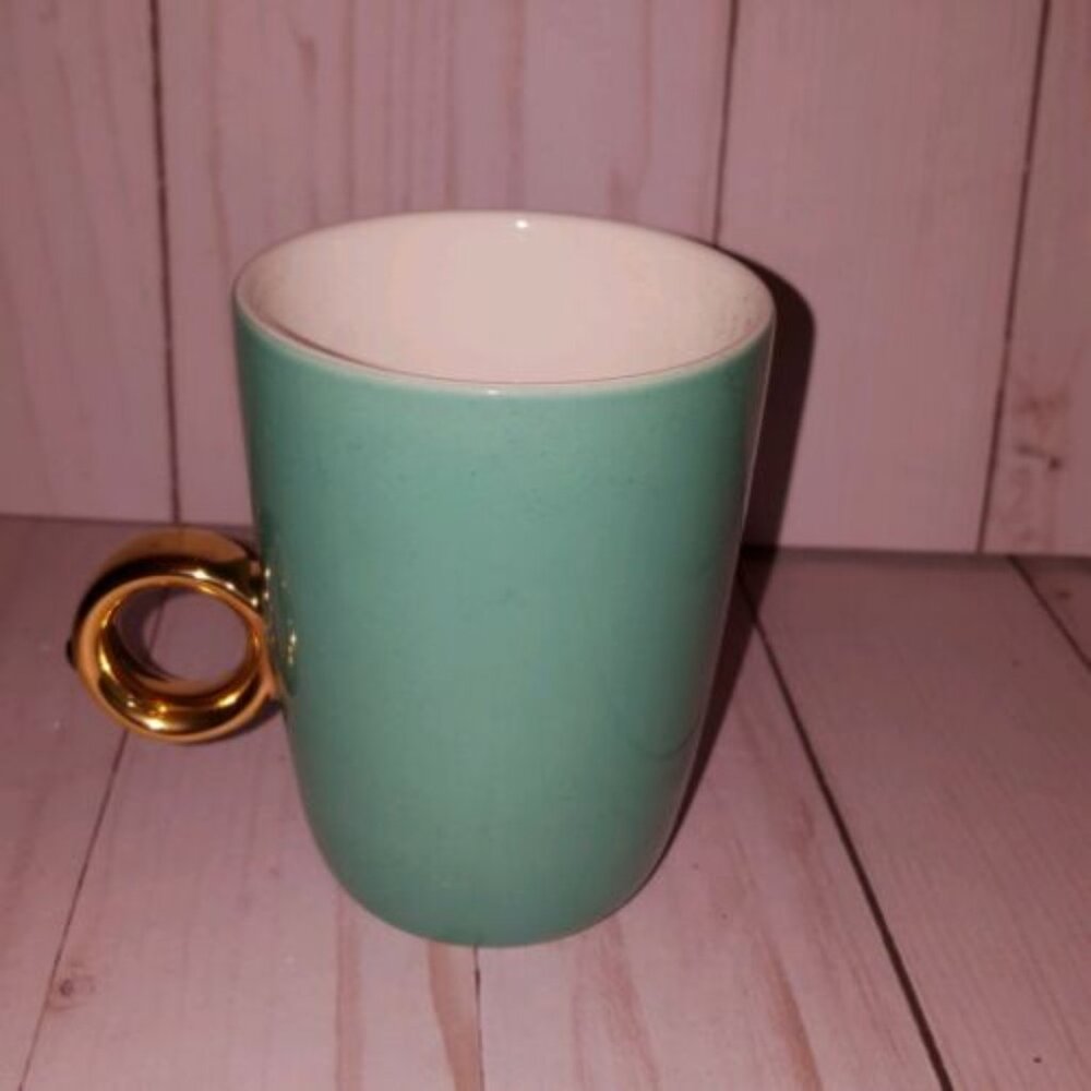Fred & Friends Coffee Cup Mug Ring Green